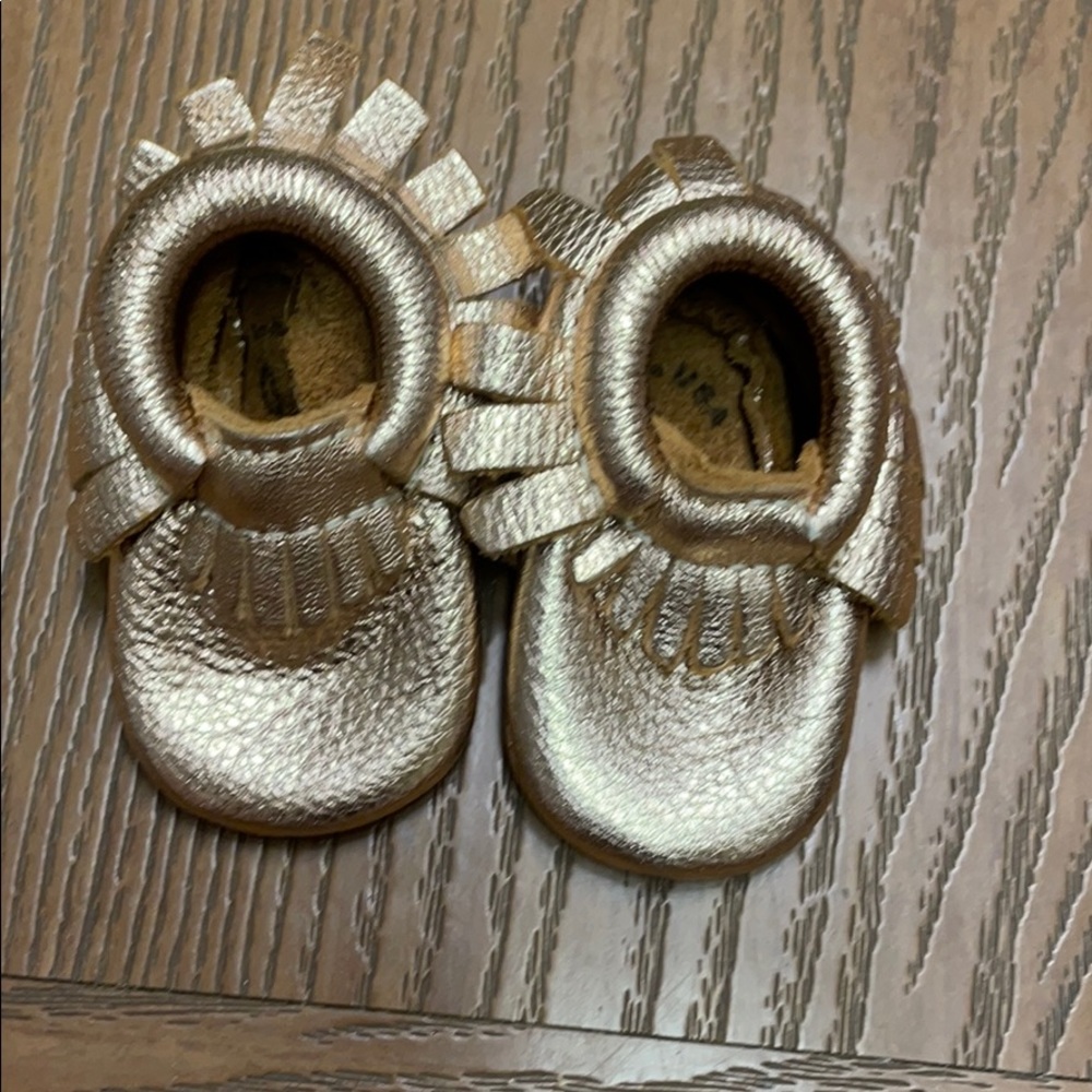 Rose gold FP moccs